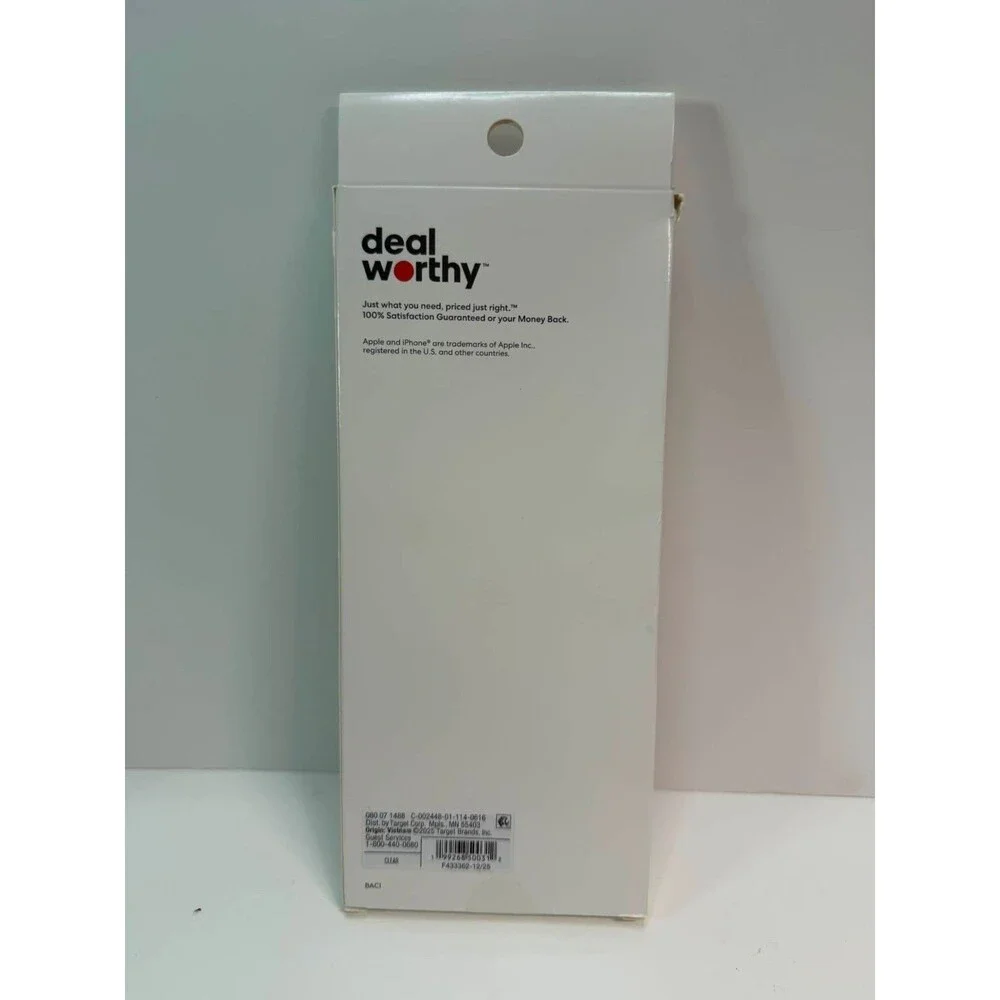 Deal Worthy Tempered Glass Screen Protector For iPhone Air